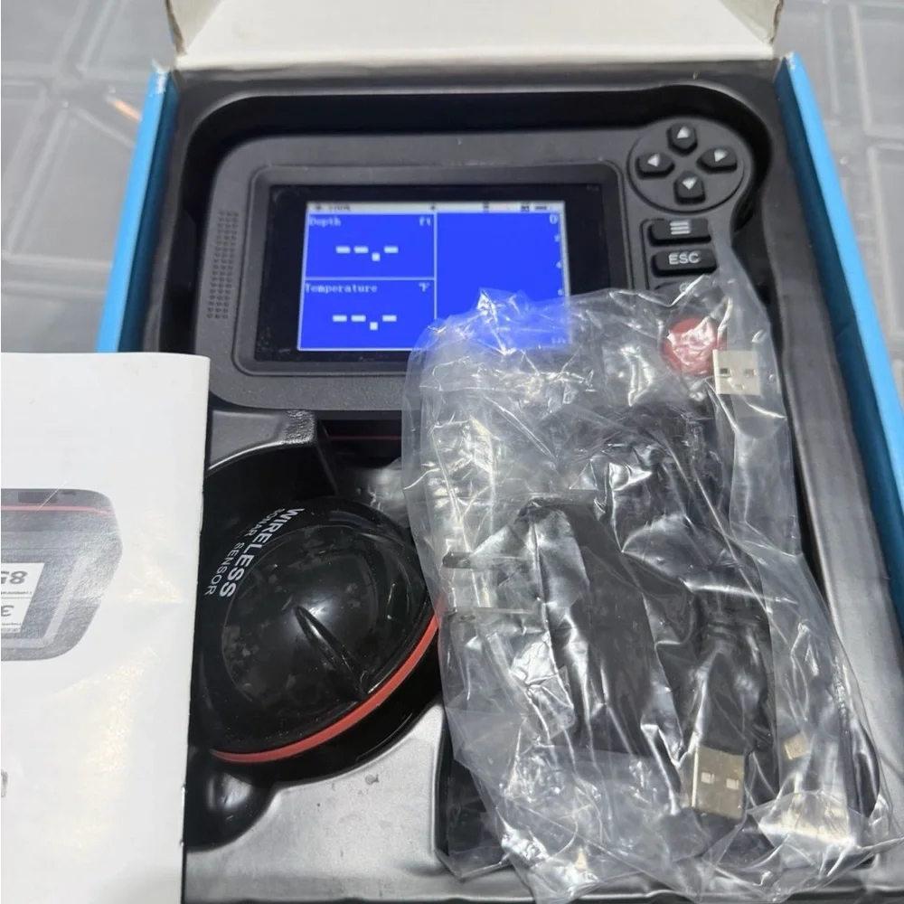 Handheld Fish Finder Portable Fishing Kayak Fishfinder Fish Depth Finder